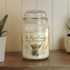 Personalised Highland Cow Large Wax Candle Jar