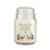 Personalised Christmas Reindeer Large Wax Candle Jar