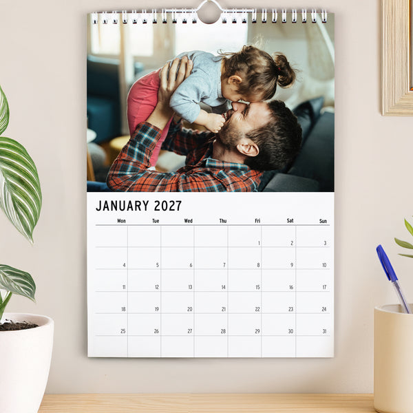 Personalised Photo Upload Wall Calendar