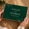 Personalised Botanical Evergreen Wedding Guest Book