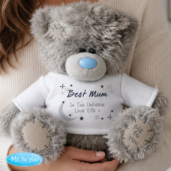 Personalised Moon & Stars Me To You Teddy Bear