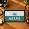 Personalised Craft Beer Bar Mat