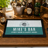 Personalised Craft Beer Bar Mat