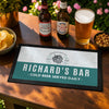 Personalised Craft Beer Bar Mat
