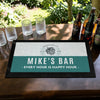 Personalised Craft Beer Bar Mat