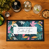 Personalised Tropical Bar Mat
