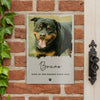 Personalised Photo Upload Pet Aluminium Sign