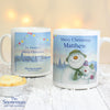 Personalised Traditional The Snowman and the Snowdog Ceramic Mug