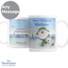 Personalised Traditional The Snowman and the Snowdog Ceramic Mug