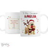 Personalised Boofle Christmas Reindeer Ceramic Mug