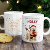 Personalised Boofle Christmas Reindeer Ceramic Mug