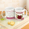 Personalised Boofle Shared Heart Ceramic Mug