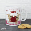 Personalised Boofle Shared Heart Ceramic Mug