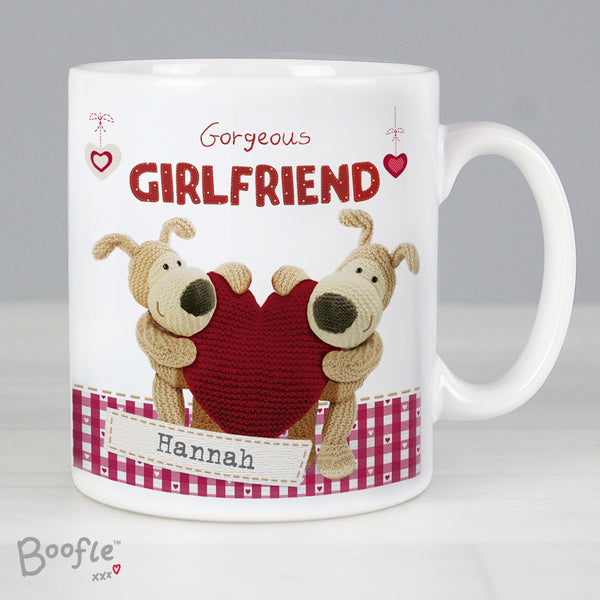 Personalised Boofle Shared Heart Ceramic Mug