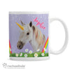Personalised Rachael Hale Unicorn Ceramic Mug