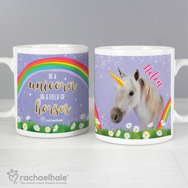 Personalised Rachael Hale Unicorn Ceramic Mug