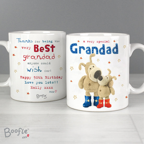 Personalised Boofle Special Grandad Ceramic Mug