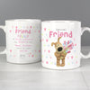 Personalised Boofle Birthday Flowers Mum / Nan Ceramic Mug