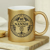 Personalised Worlds Best Ceramic Gold Mug