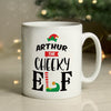 Personalised Elf Christmas Ceramic Mug