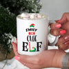 Personalised Elf Christmas Ceramic Mug