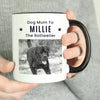 Personalised Pet Photo Upload Black Handled ceramic Mug