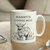Personalised Black Highland Cow Ceramic Mug