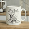 Personalised Black Highland Cow Ceramic Mug