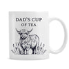 Personalised Black Highland Cow Ceramic Mug
