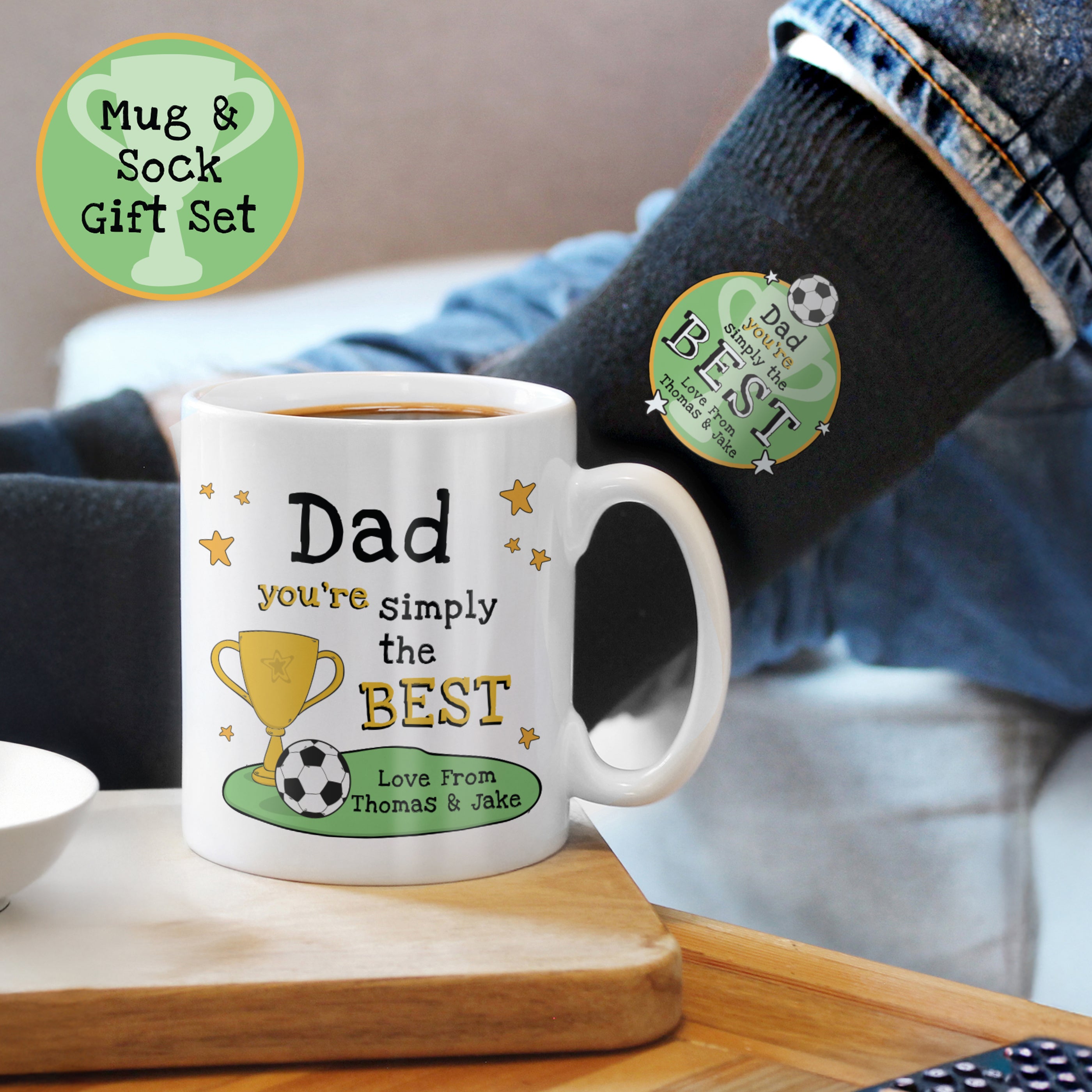 Ceramic Mug Set Personalised Daddy Mugs Personalised Simply The