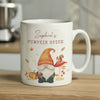Personalised Autumn Gonk Ceramic Mug