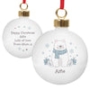 Personalised Polar Bear Christmas Bauble