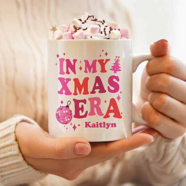Personalised In My Christmas Era Ceramic Mug