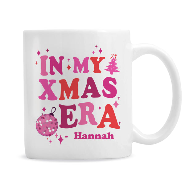 Personalised In My Christmas Era Ceramic Mug