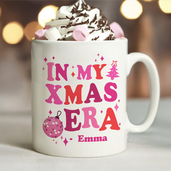 Personalised In My Christmas Era Ceramic Mug