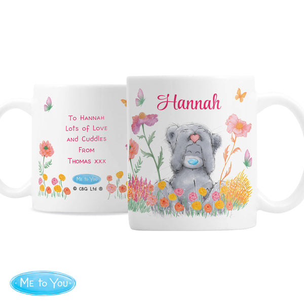 Personalised Me to You Flowery Ceramic Mug