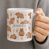 Personalised Capybara Ceramic Mug