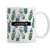 Personalised Golf Bag Ceramic Mug