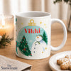Personalised The Snowman Christmas Wishes Ceramic Mug