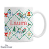 Personalised The Snowman Christmas Wishes Pattern Ceramic Mug
