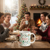 Personalised The Snowman Christmas Wishes Pattern Ceramic Mug