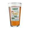 Personalised Best By Par Printed Beer Glass