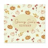 Personalised Pumpkin Autumn Glass Chopping Board