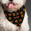 Personalised Halloween Pumpkin Patch Dog Bandana