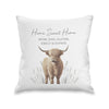Personalised Highland Cow Filled Cushion