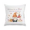 Personalised Autumn Gonk Filled Cushion