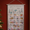 Personalised Polar Bear Advent Calendar In Silver Grey