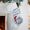 Personalised Dog Breed Christmas Stocking