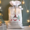 Personalised Gonk Grey Christmas Sack
