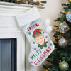 Personalised Photo Upload Elf Christmas Stocking